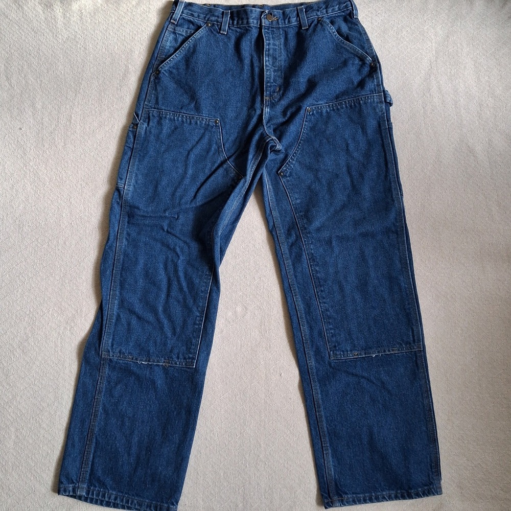carhartt vintage B73 double knee front logger jeans mens 34x32 baggy workwear